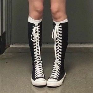 Knee high converse